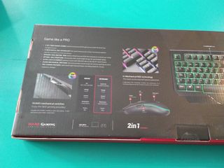 Teclado MARS GAMING + RATÓN ÓPTICO 