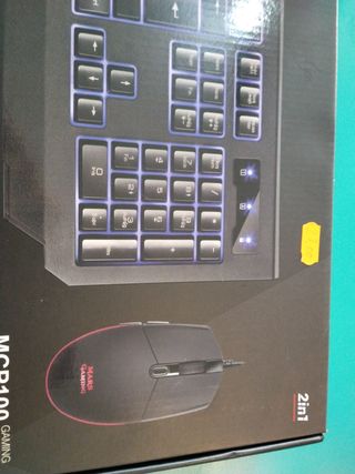 Teclado MARS GAMING + RATÓN ÓPTICO 