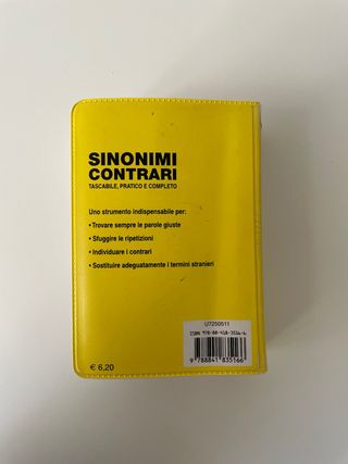 Dizionario tascabile Sinonimi e Contrari