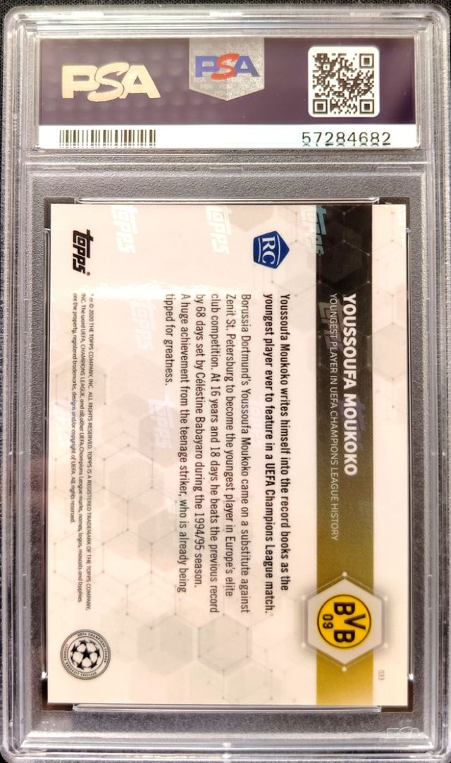 Moukoko (RC) PSA 10 - 2020 Topps