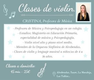Clases particulares violín