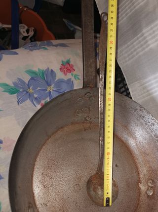 Sartén para cocinar a la leña