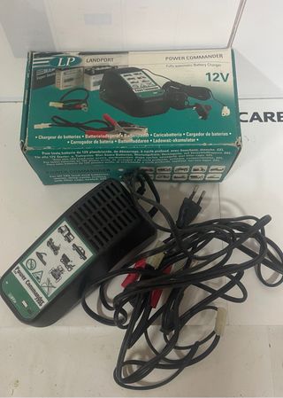 CARGADOR BATERIAS AUTOMATICO 12v MOTO AUTO