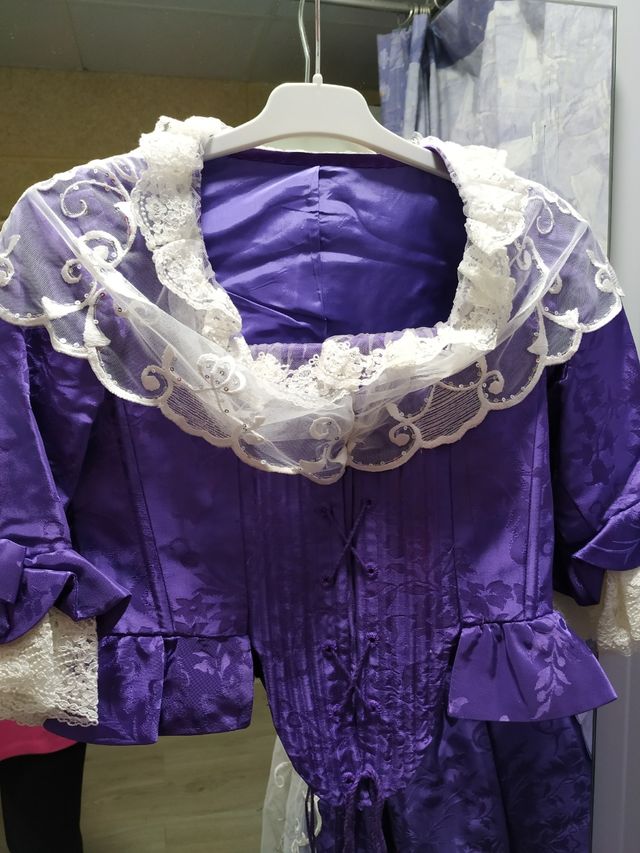 Traje fallera de niña 7 a 9 años