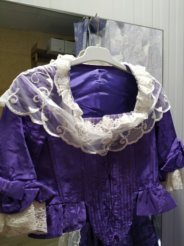 Traje fallera de niña 7 a 9 años