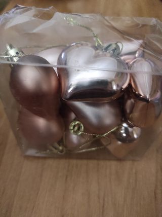 Corazones rosados Árbol de navidad