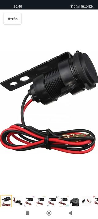 Cargador USB para motocicleta 