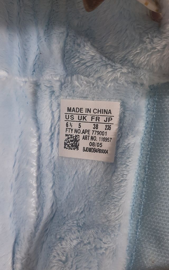 Botas de nieve adidas celestes 38