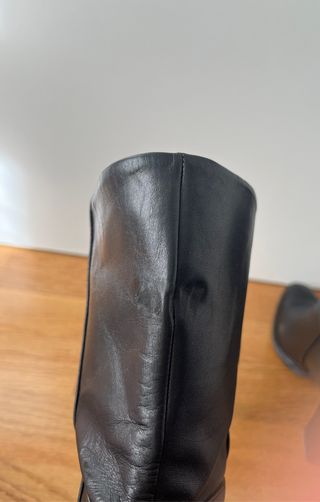 Botines piel negros. T37. Massimo DUtti