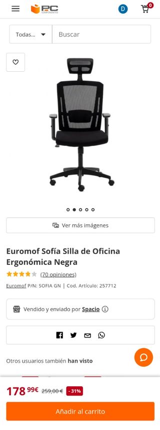 Silla de escritorio