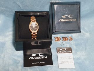 Orologio donna Chronotech CT 7940LS con cristalli