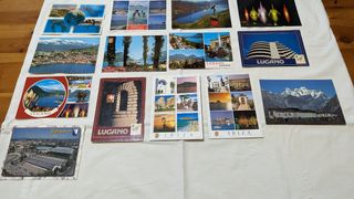 CARTOLINE POSTALI VINTAGE 14 PEZZI PAESAGGI VARI