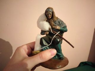 Figura Belén lavandera panadero ordeñando 17 cm