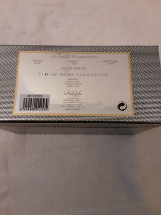 Perfumes miniatura Lalique