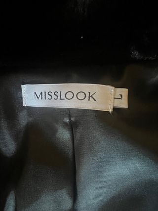 Abrigo de pelo sintético T/L nuevo