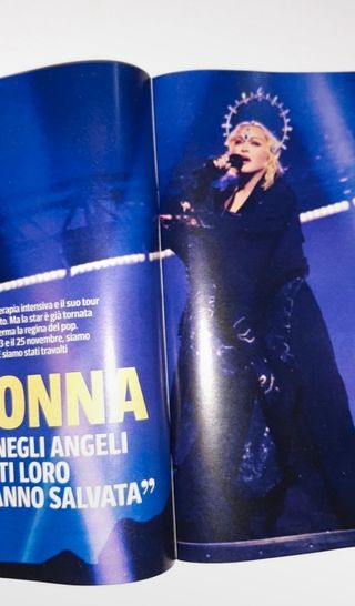 Madonna cover italian magazine Oggi
