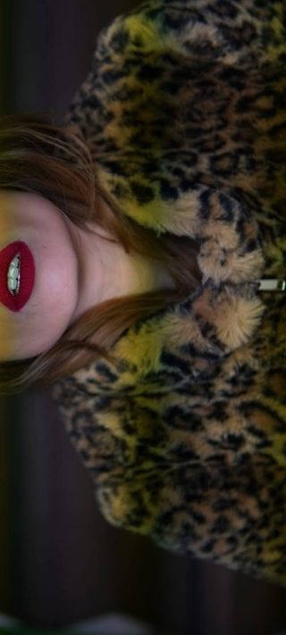 Chaquetón imitación leopardo