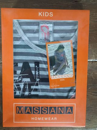 Pijama para niña Massana de verano pantalón corto