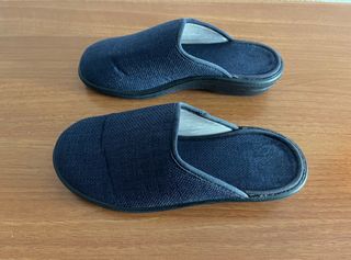 Zapatillas casa anatómicas azul marino talla 37