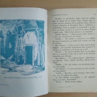La hermana de Tontín libro de bolsillo antiguo