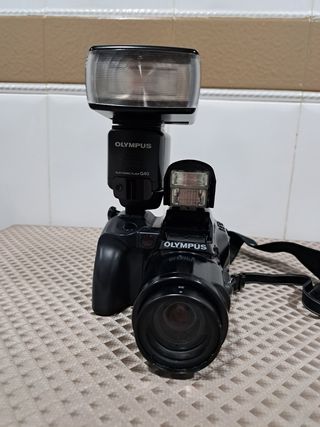 Cámara fotos reflex olimpus