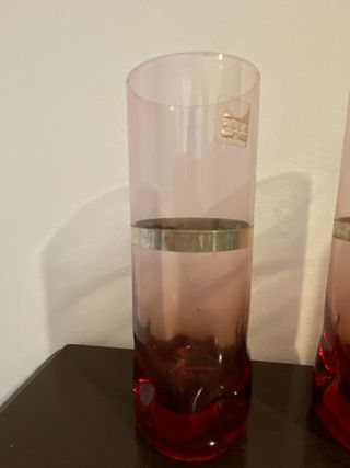 set bicchieri lacs cristallo anni 70