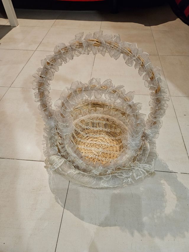 CESTOS REGALO DE BODAS ( REALIZADO A MAN