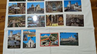 CARTOLINE POSTALI VINTAGE 16 PEZZI PAESAGGI ASSISI
