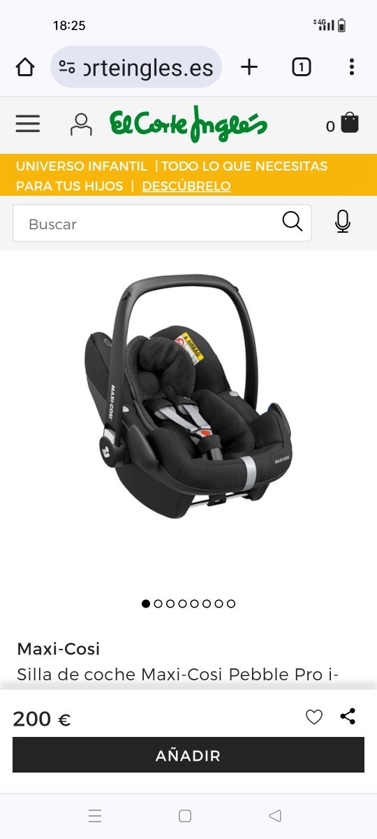 Dos Maxi Cosi. Y una sillita coche para niño/a