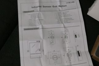 Botao de saida sem contacto