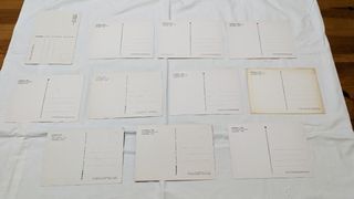 CARTOLINE POSTALI VINTAGE 11 PEZZI LIVIGNO