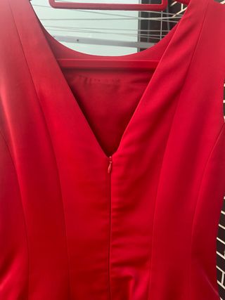 vestido rojo fiesta