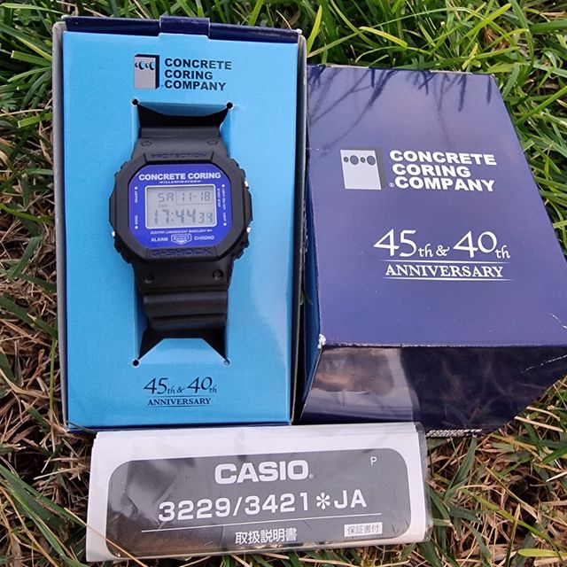 Casio G-shock DW-5600 Concrete Coring