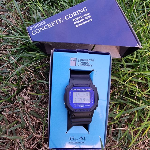 Casio G-shock DW-5600 Concrete Coring