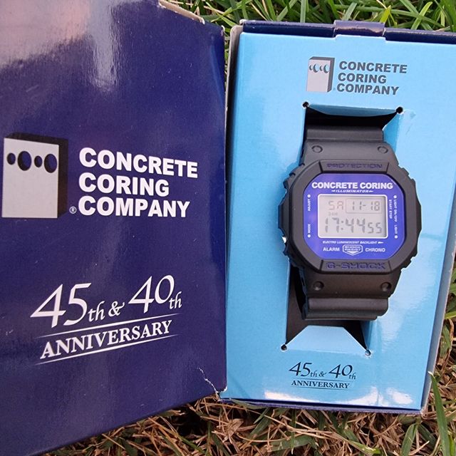 Casio G-shock DW-5600 Concrete Coring