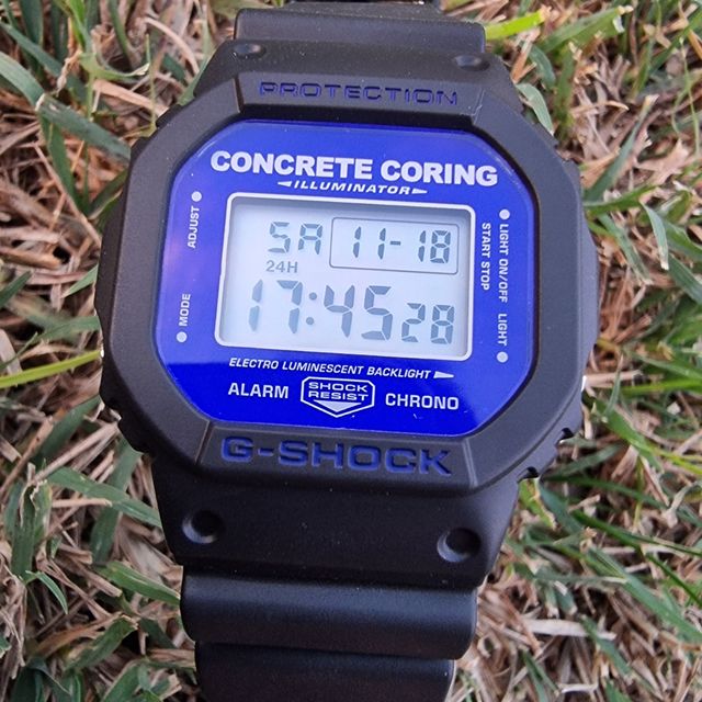 Casio G-shock DW-5600 Concrete Coring
