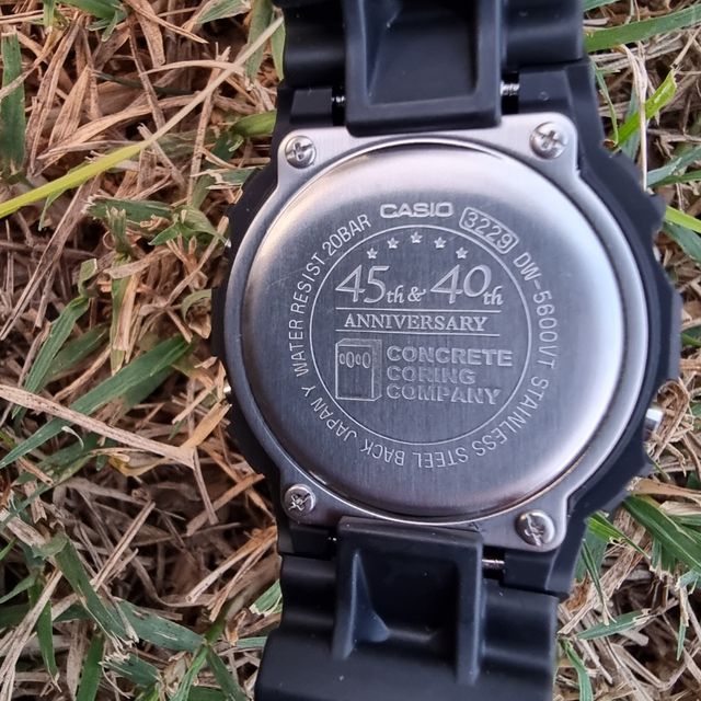 Casio G-shock DW-5600 Concrete Coring