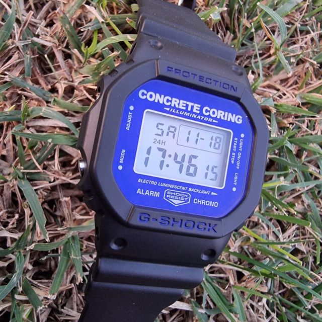 Casio G-shock DW-5600 Concrete Coring