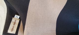 Vestido rayas evento Teria Yabar