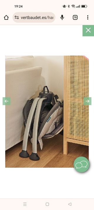 Hamaca BABYMOOV con arco de juegos