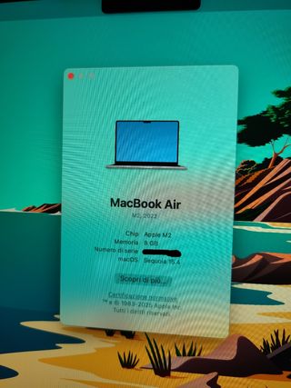 New Apple Mac Book MacBook Air 13 13,6 M2 2022