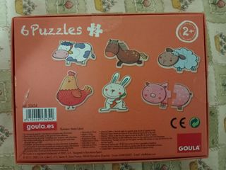 Puzzles de madera animales