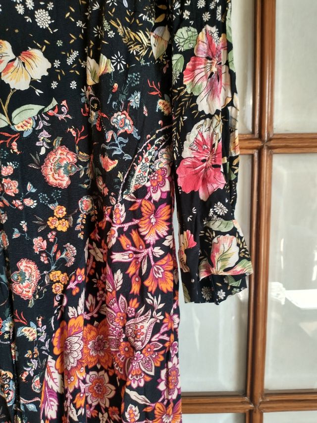 Vestido MIDI boho chic Zara Woman  T. S