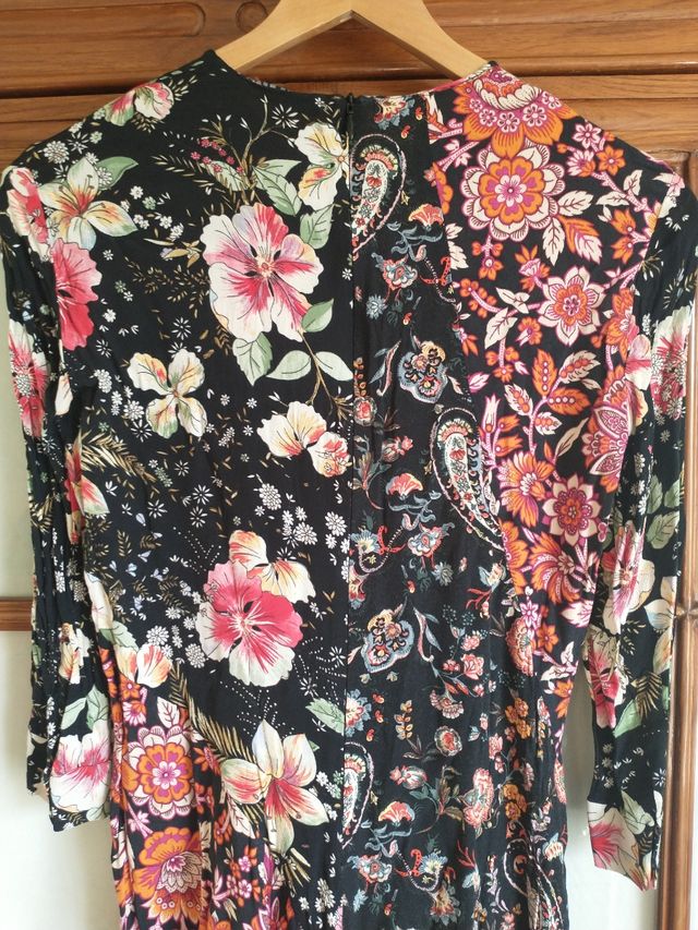 Vestido MIDI boho chic Zara Woman  T. S