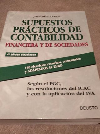 Supuestos prácticos de contabilidad