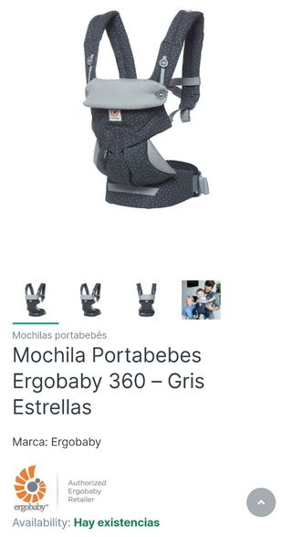 Mochila Portabebés Ergobaby 360