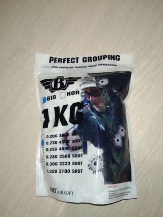 Airsoft Pallini bio Bolt 0.23g