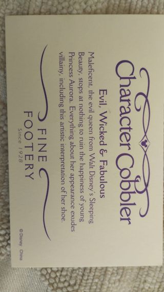 Carácter Cobbler Evil Wicked Fabulous