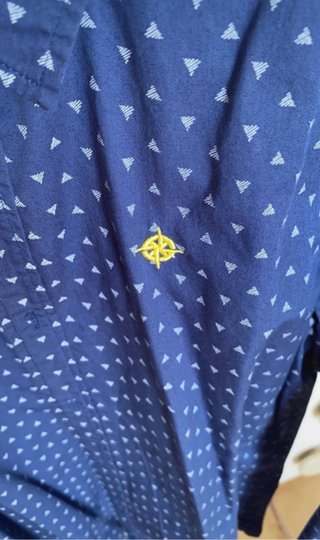 camicia blu 12 anni