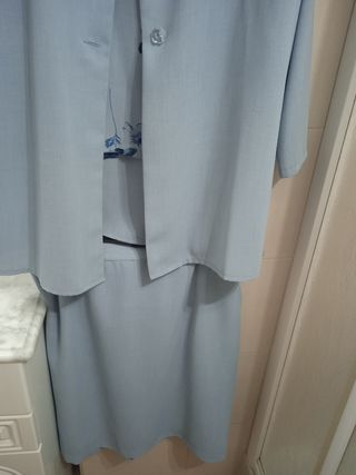 Traje tres piezas talla grande